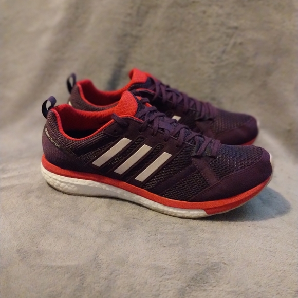 Adidas Women's Purple and Red Running Shoes Size 10 - Picture 1 of 6